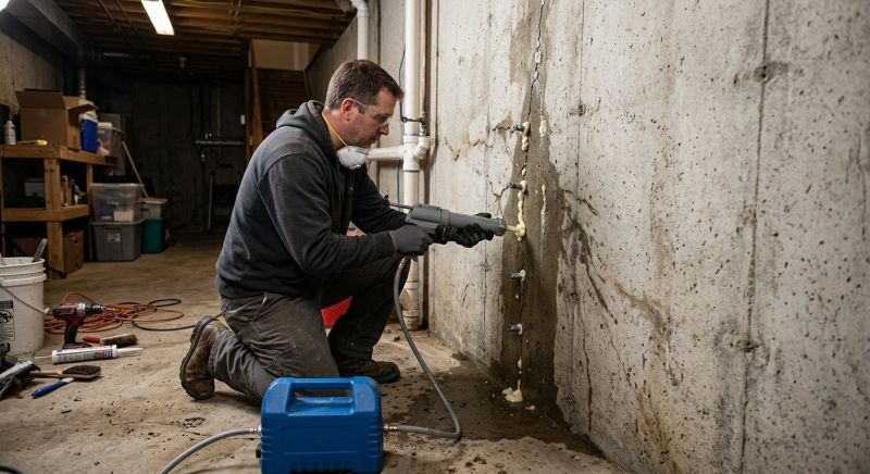 Basement Crack Repair in Walterboro, SC