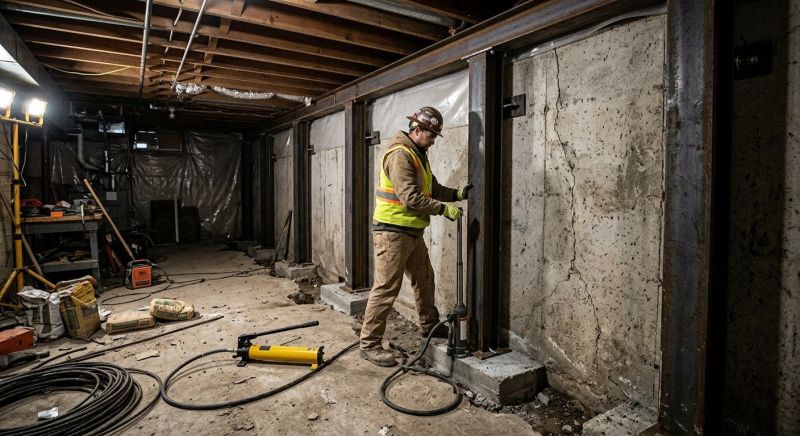 Basement Stabilization in Walterboro, SC