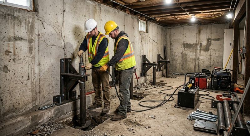 Basement Stabilization in Walterboro, SC