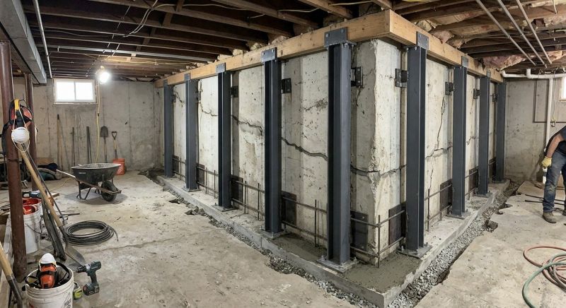 Basement Stabilization in Walterboro, SC