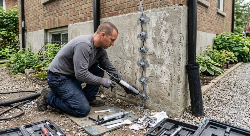 Cracked Basement Floor Repair in Walterboro, SC