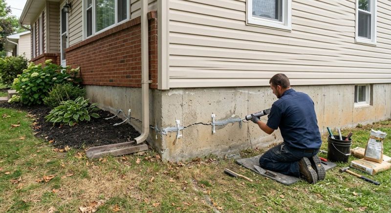 Foundation Crack Sealing in Walterboro, SC