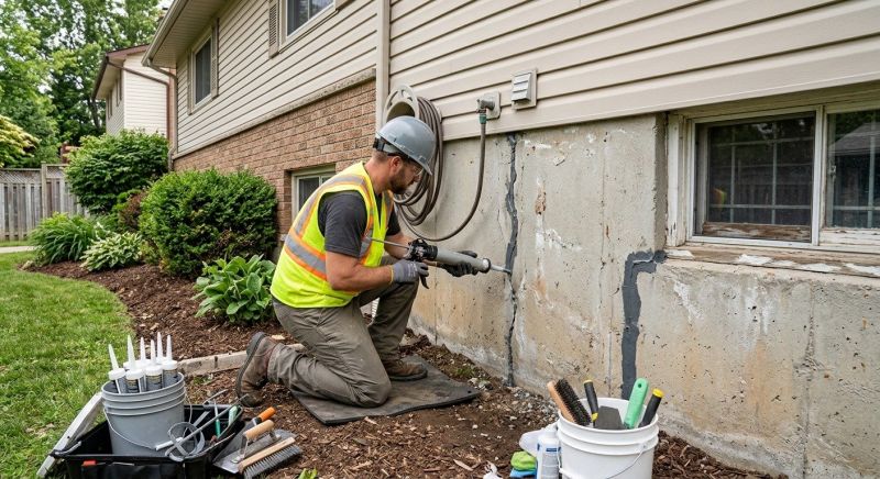 Foundation Crack Sealing in Walterboro, SC