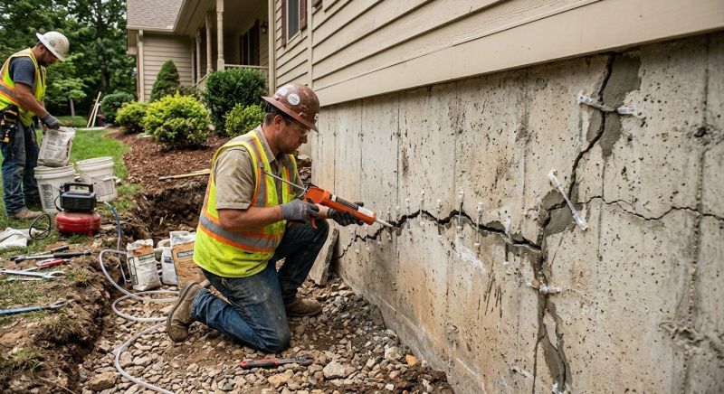 Foundation Crack Sealing in Walterboro, SC