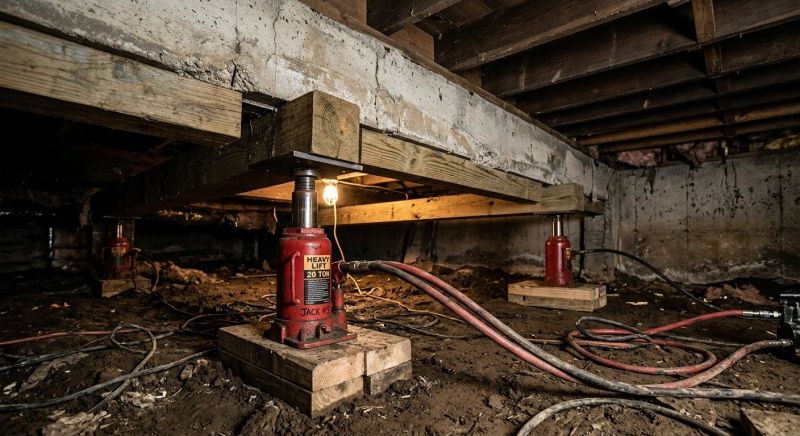 Foundation Jacking in Saint George, SC