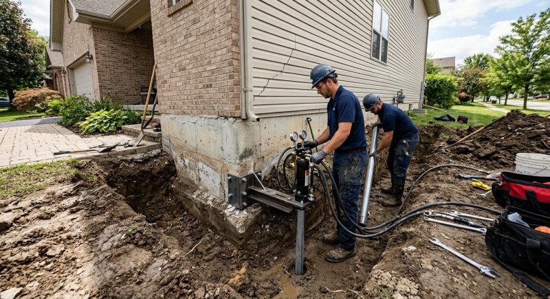 Foundation Settlement Repair in Walterboro, SC