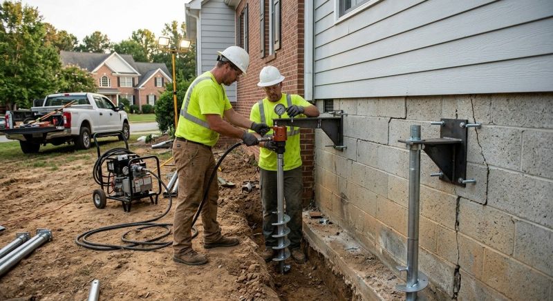 Helical Piers Installation in Walterboro, SC