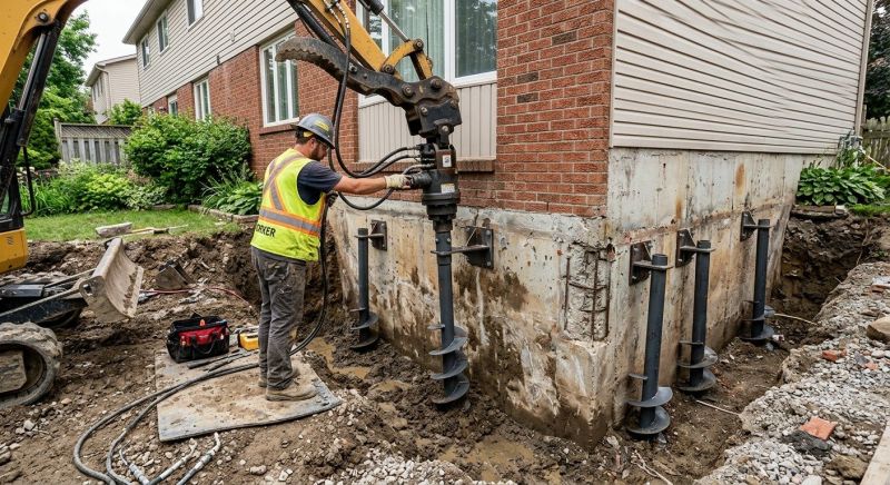 Helical Piers Installation in Walterboro, SC