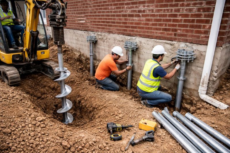 Helical Pile Installation in Walterboro, SC