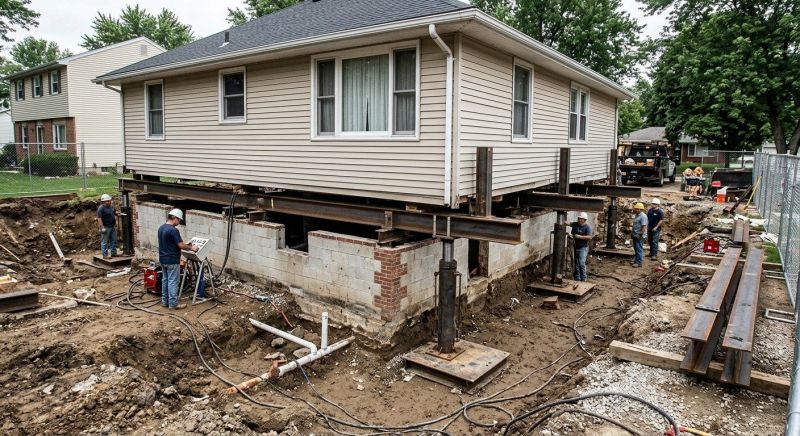 Sinking Foundation Lifting in Walterboro, SC