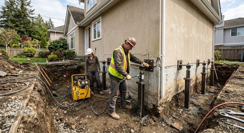 Sinking Foundation Repair in Walterboro, SC