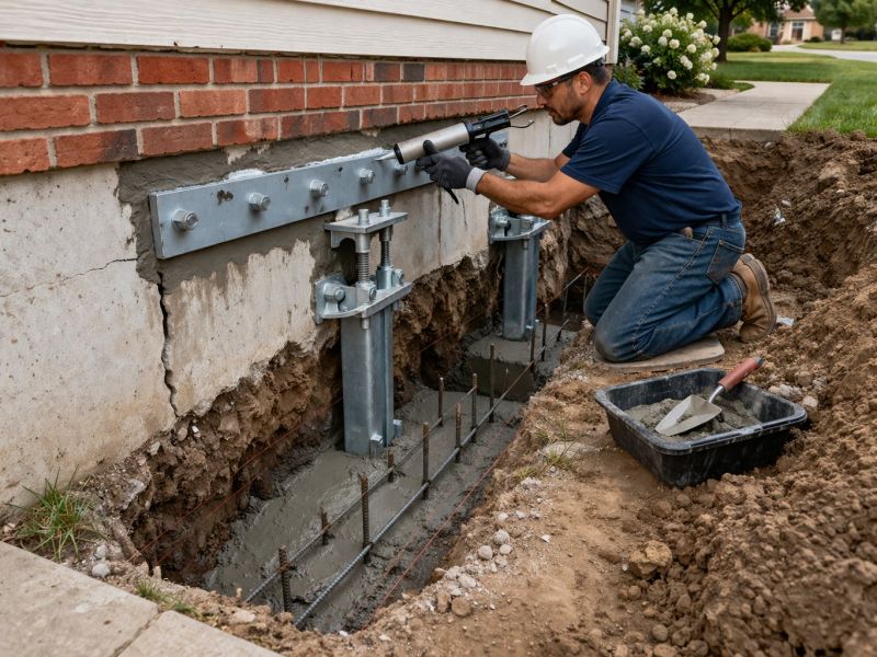 Sinking Foundation Repair in Saint George, SC