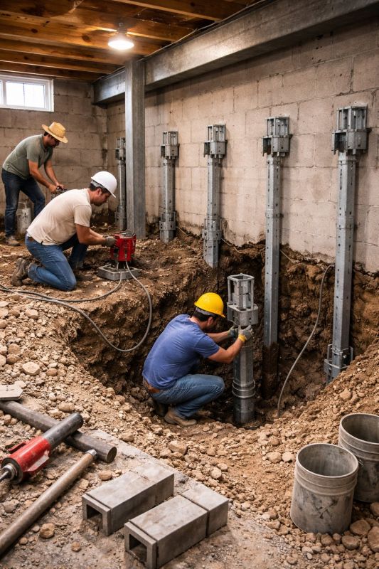 Structural Underpinning in Walterboro, SC