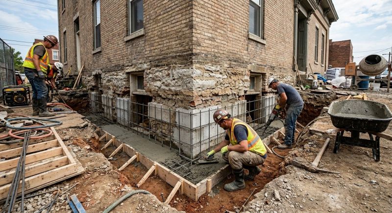 Structural Underpinning in Walterboro, SC